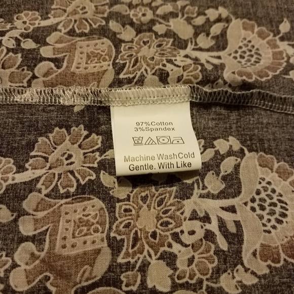 Summer Beach Coverup Spaghetti Strap Dress Brown - Picture 7 of 8